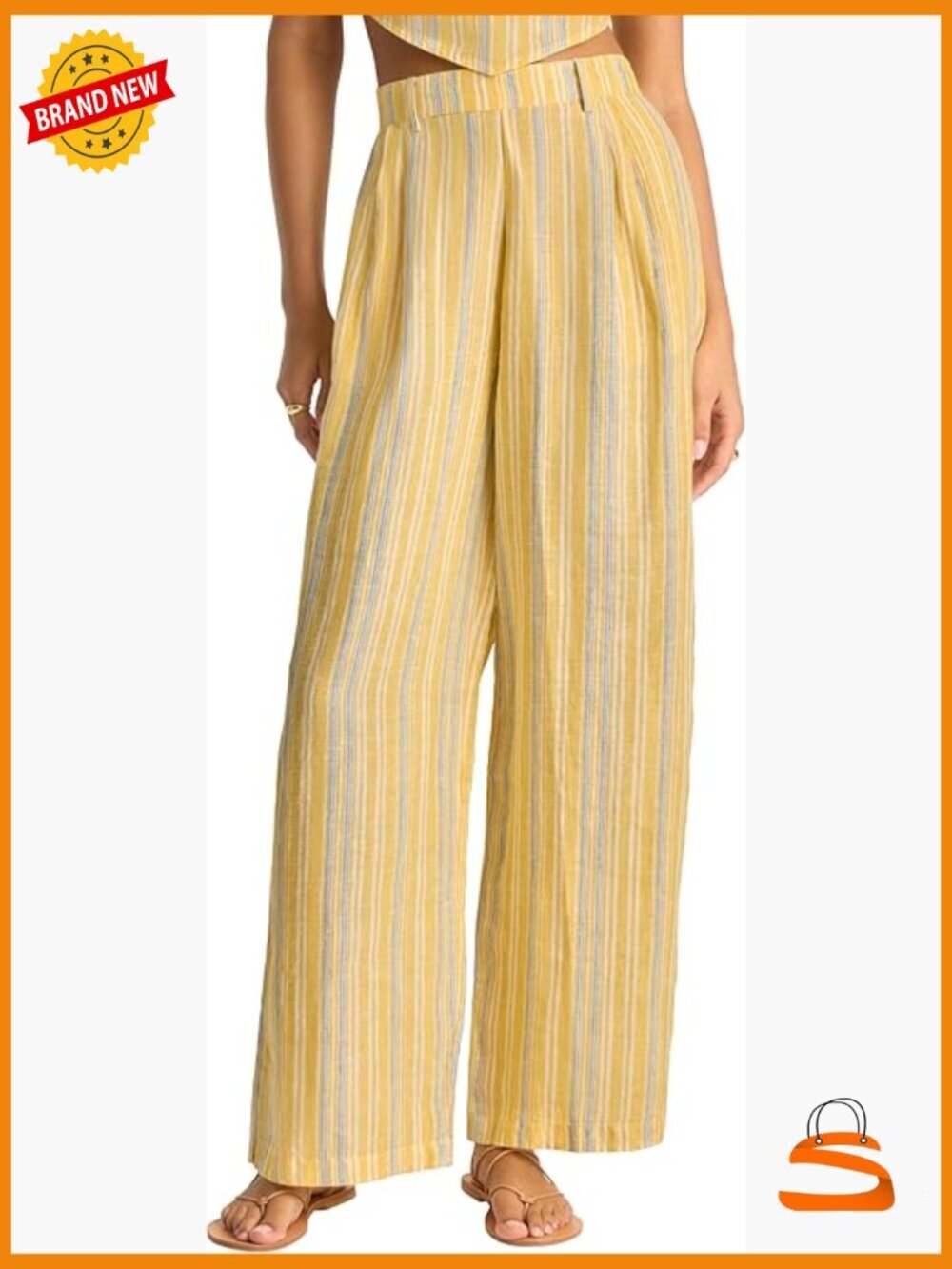 Linen Swim Cover Up - The Getaway Pant with Pockets